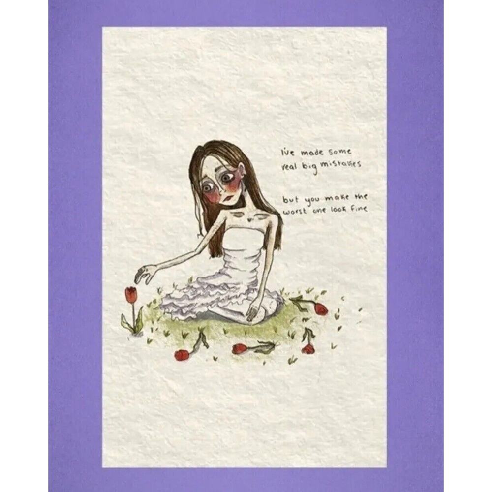 Olivia Rodrigo Guts Numbered 371/500 Vertical Ive Made Some Real Big Mistakes